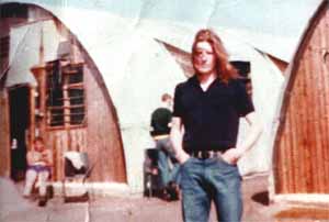 Bobby Sands in the cages of Longkesh.
