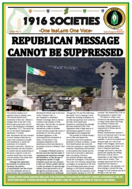 1916 Societies magazine is available now throughout Scotland and online at 107 Cowgate.